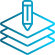 logo per servizi avtecno fogli sovrapposti e matita stilizzati